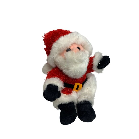 Commonwealth Plush Santa Claus Stuffed Animal Toy Doll 1999 9 in tall Red White - Picture 2 of 4